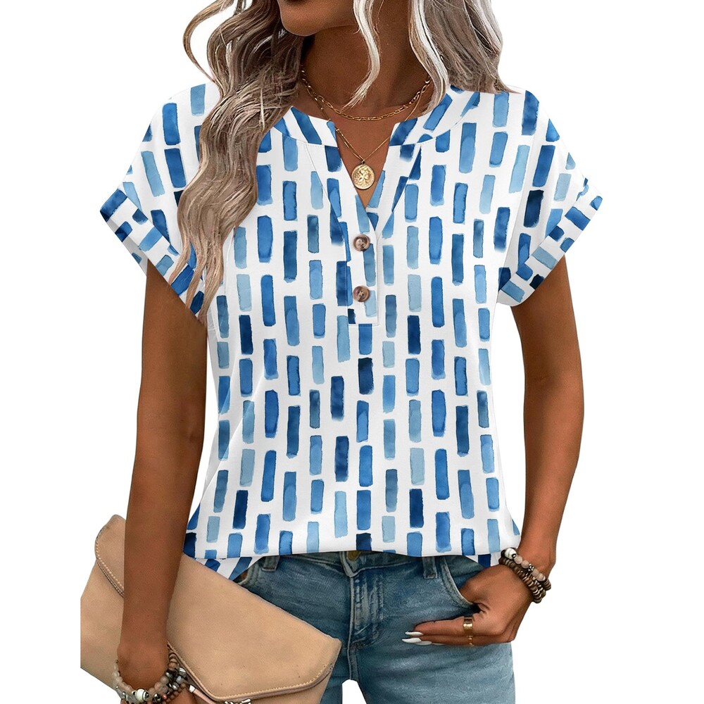 Zeagoo Short Sleeve V Neck Tee, 3XL, 18I-182T002